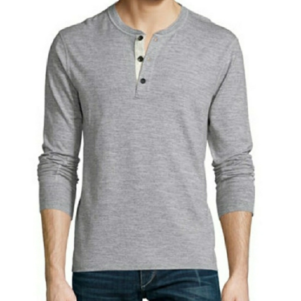 Rag and Bone Standard Issue Grey Henley